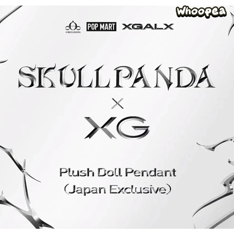 SKULLPANDA XG Plush Doll Pendant Japan Exclusive
