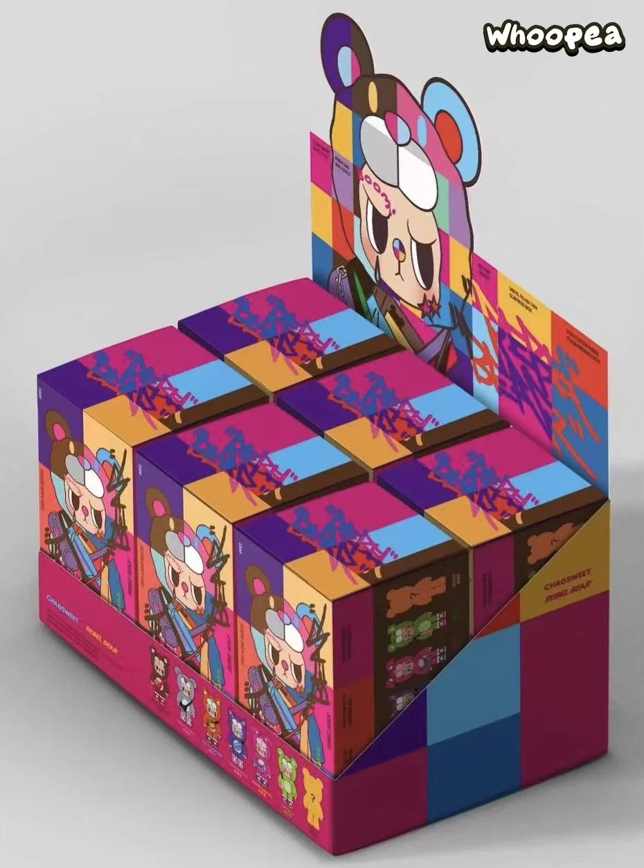 REBEL BEAR Find a Bag Series Vinyl Plush Blind Box