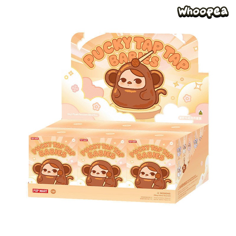 POP MART Pucky Tap Tap Babies Series Plush Blind Box (PRE-ORDER)