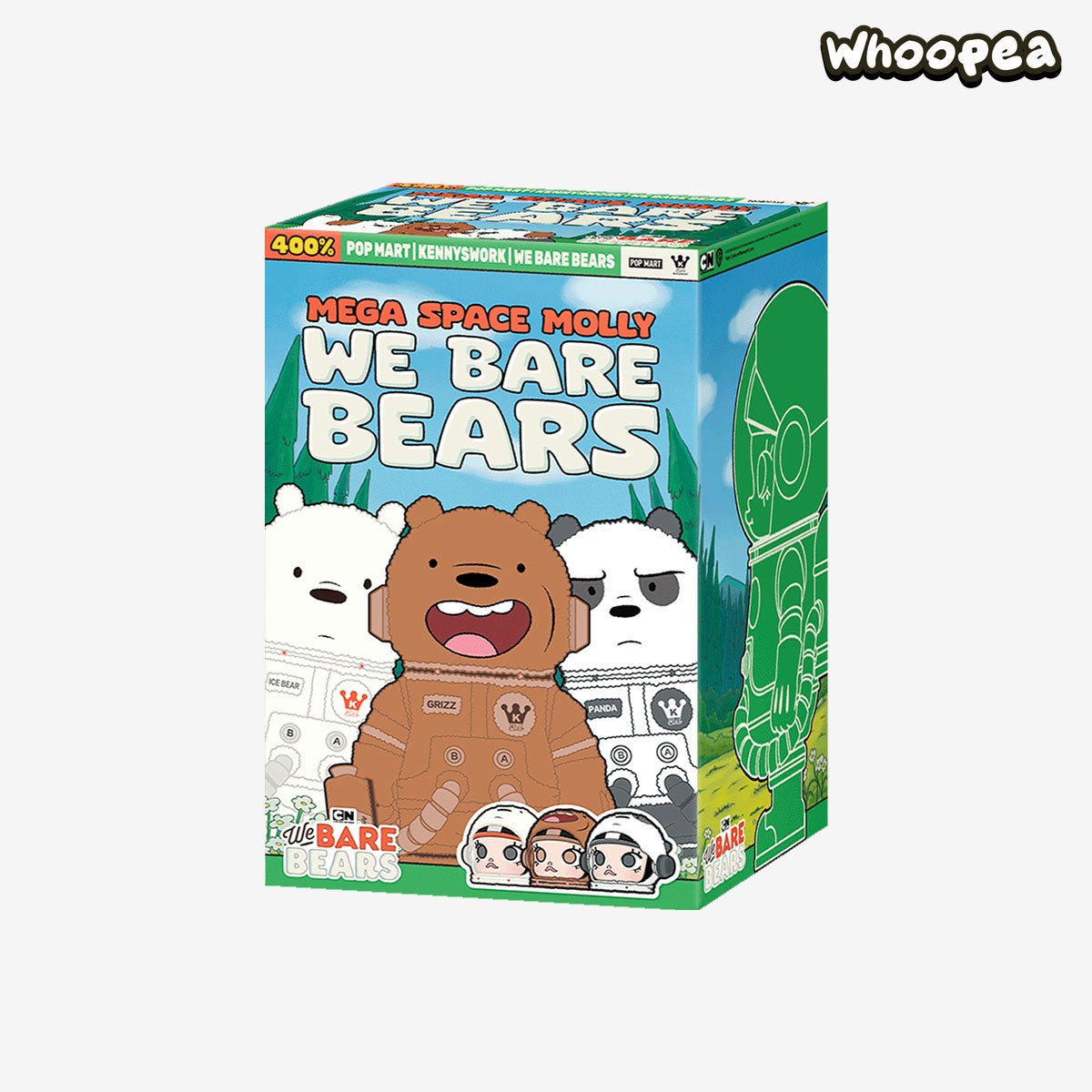 MEGA SPACE MOLLY 400% WE BARE BEARS, Blind Box