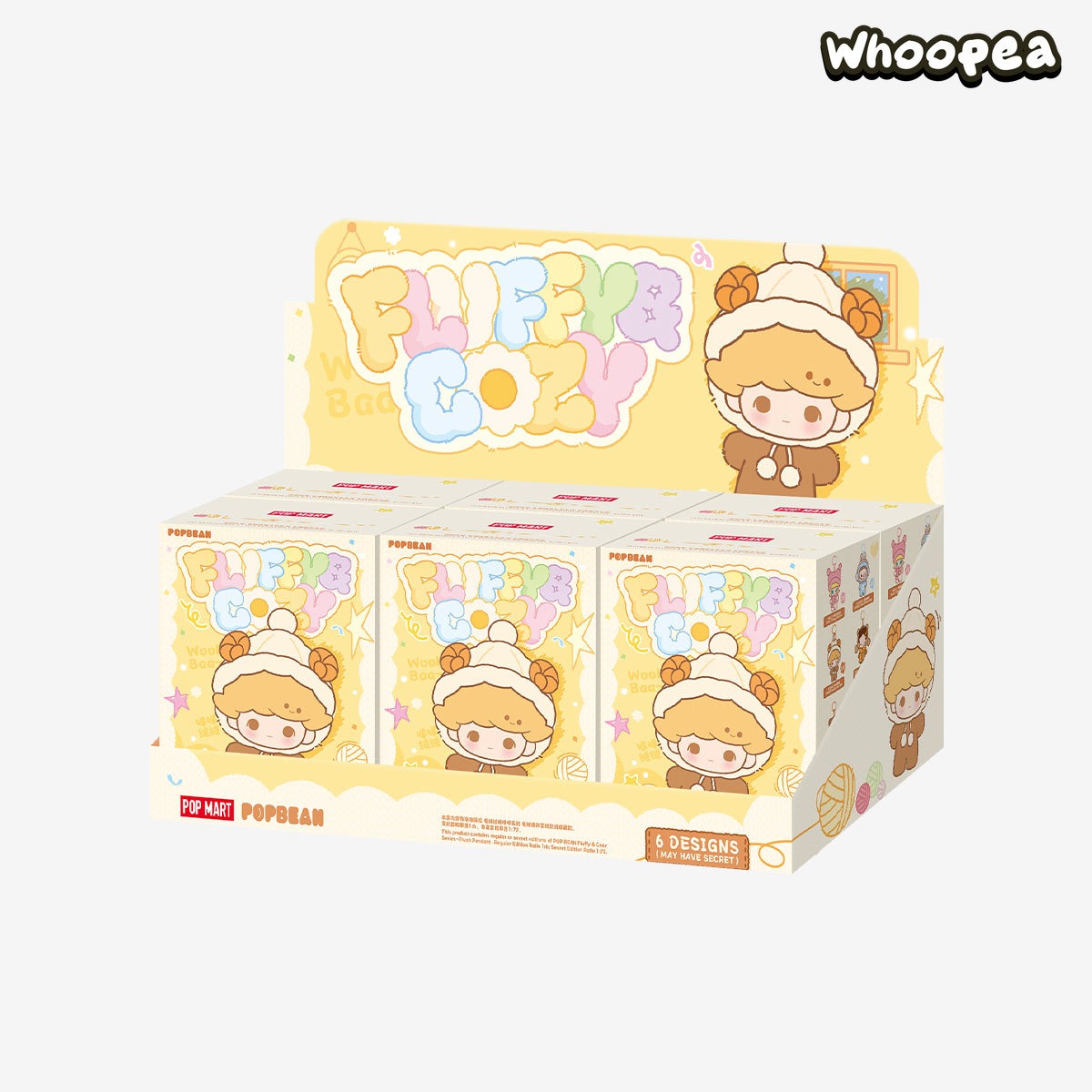 POP BEAN Fluffy & Cozy Series-Plush Pendant Blind Box