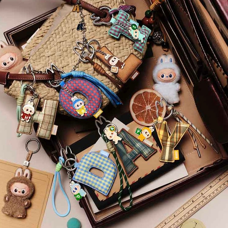 THE MONSTERS Labubu Pin for Love Series- Letter Pendant Blind Box
