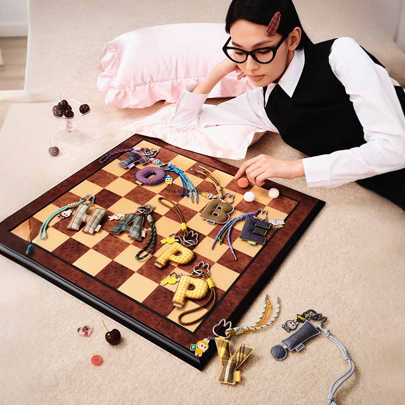 THE MONSTERS Labubu Pin for Love Series- Letter Pendant Blind Box