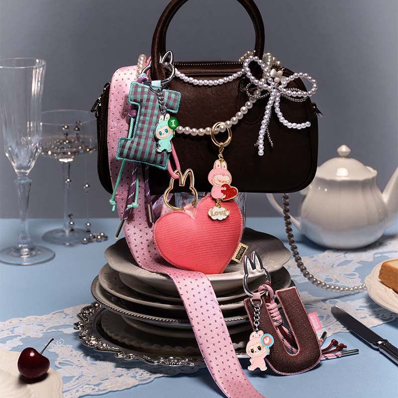 THE MONSTERS Labubu Pin for Love Series- Letter Pendant Blind Box