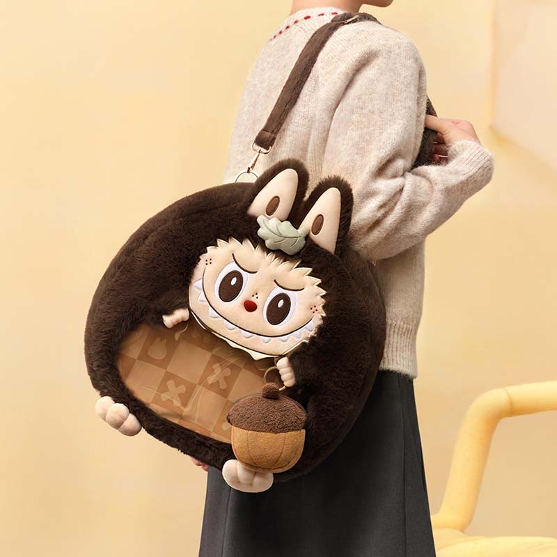 THE MONSTERS LABUBU Fall Into Sweaters Series Plush Bag