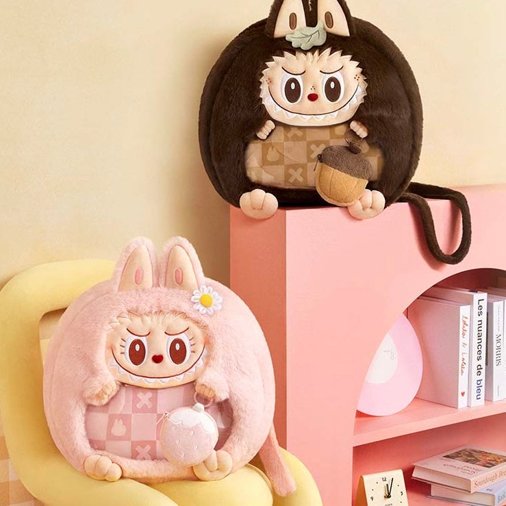 THE MONSTERS LABUBU Fall Into Sweaters Series Plush Bag