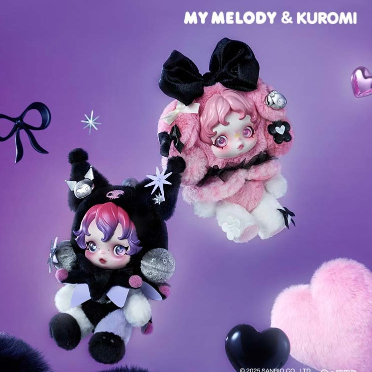 SKULLPANDA × My Melody & Kuromi Plush