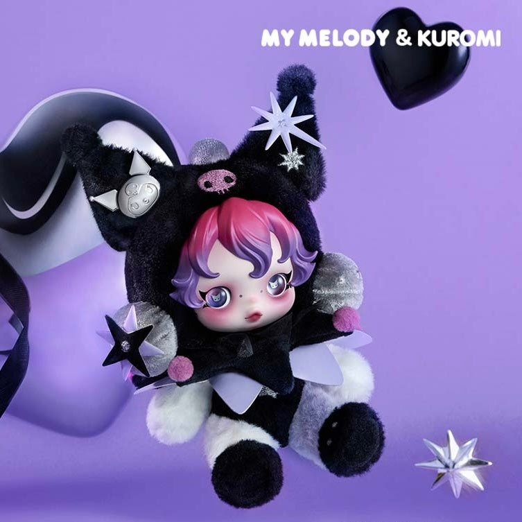 SKULLPANDA × My Melody & Kuromi Plush