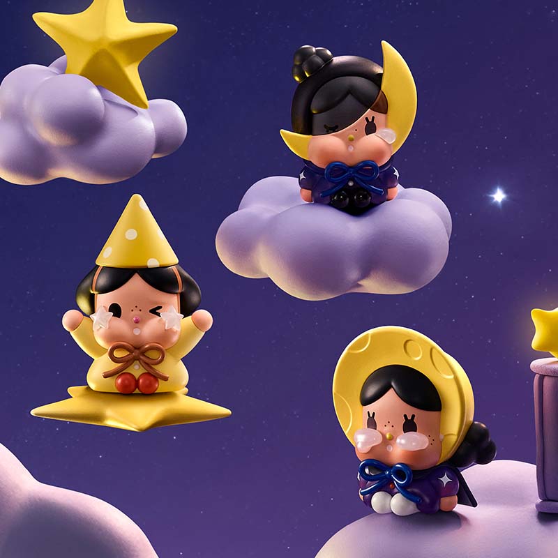 CRYBABY CRYING TO THE MOON-SITTING SERIES FIGURES BLIND BOX