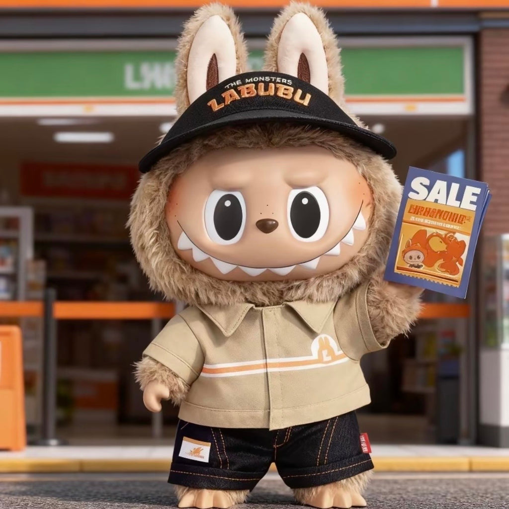 POP MART THE MONSTERS Labubu The Naughty Cashier Vinyl Plush