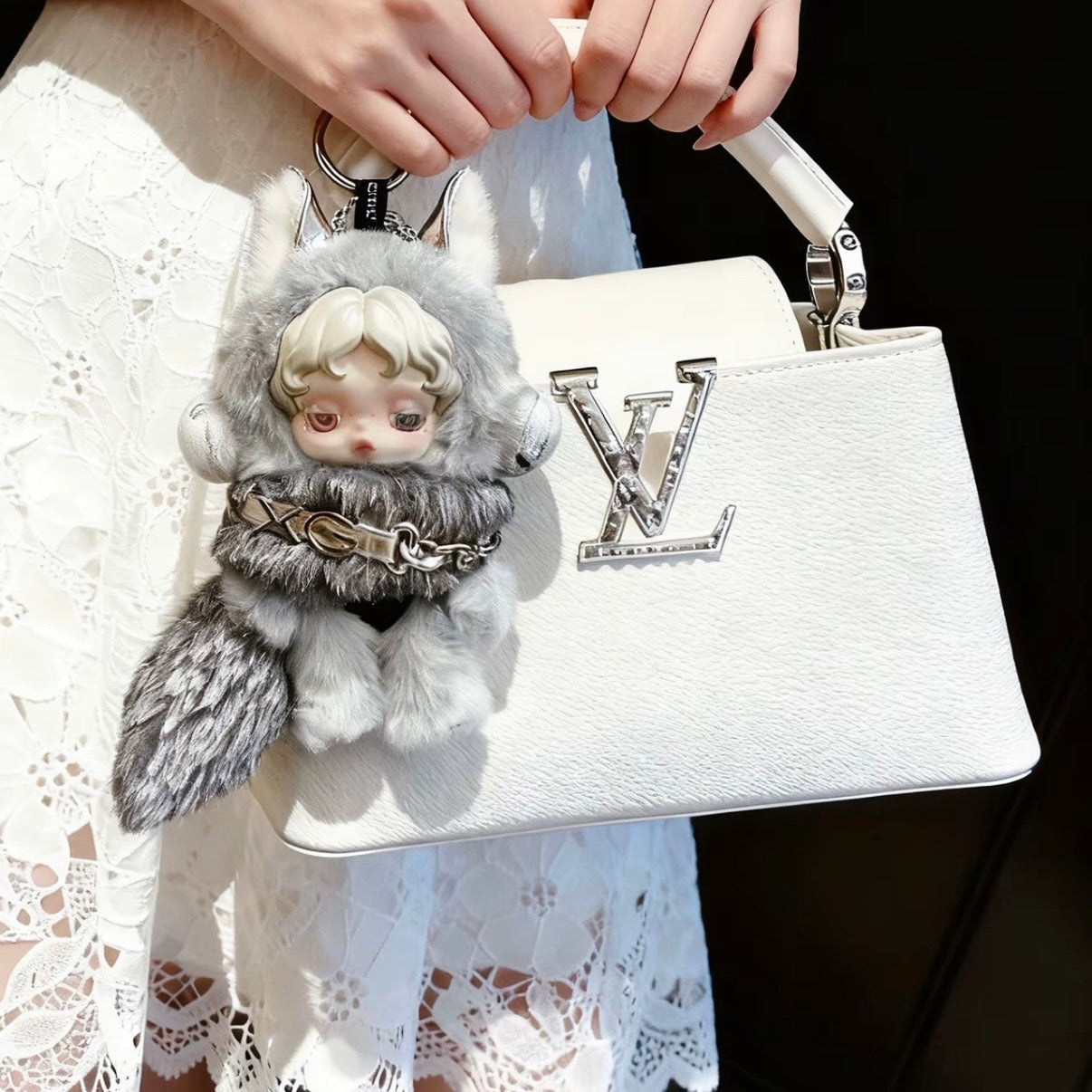 SKULLPANDA XG Plush Doll Pendant Japan Exclusive