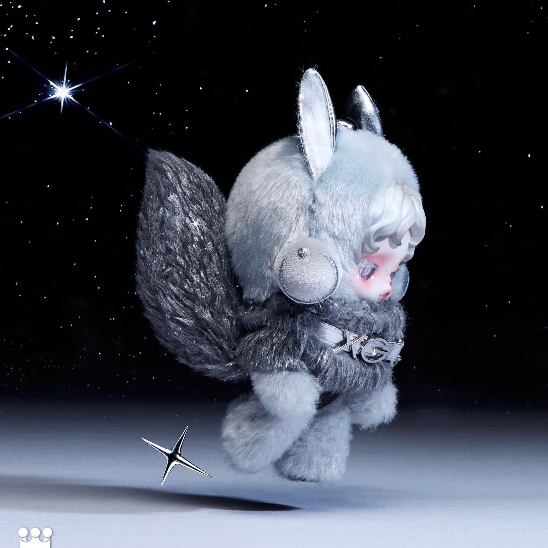 SKULLPANDA XG Plush Doll Pendant Japan Exclusive