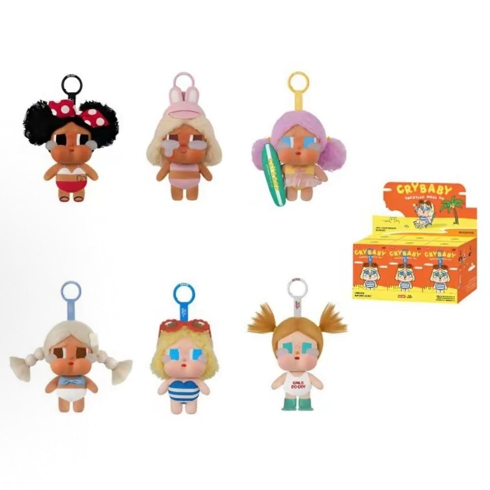CRYBABY Vacation Mode On Series-Vinyl Plush Pendant Blind Box