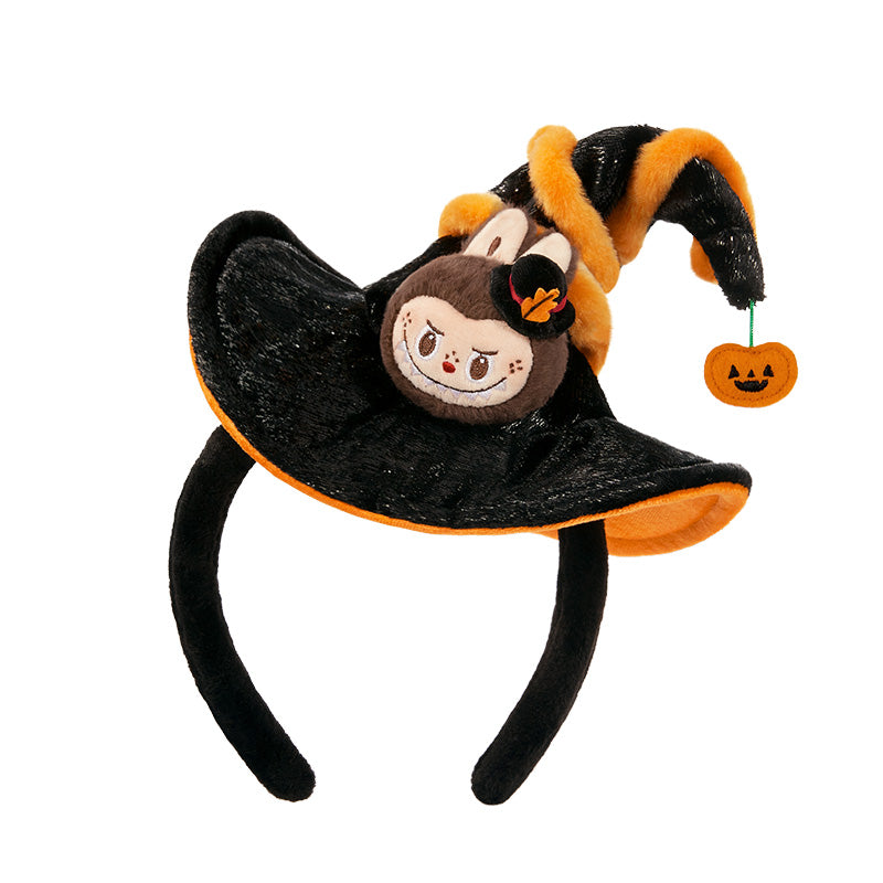 LABUBU Halloween Magic of Pumpkin Series Plush Headband, POP LAND Limited