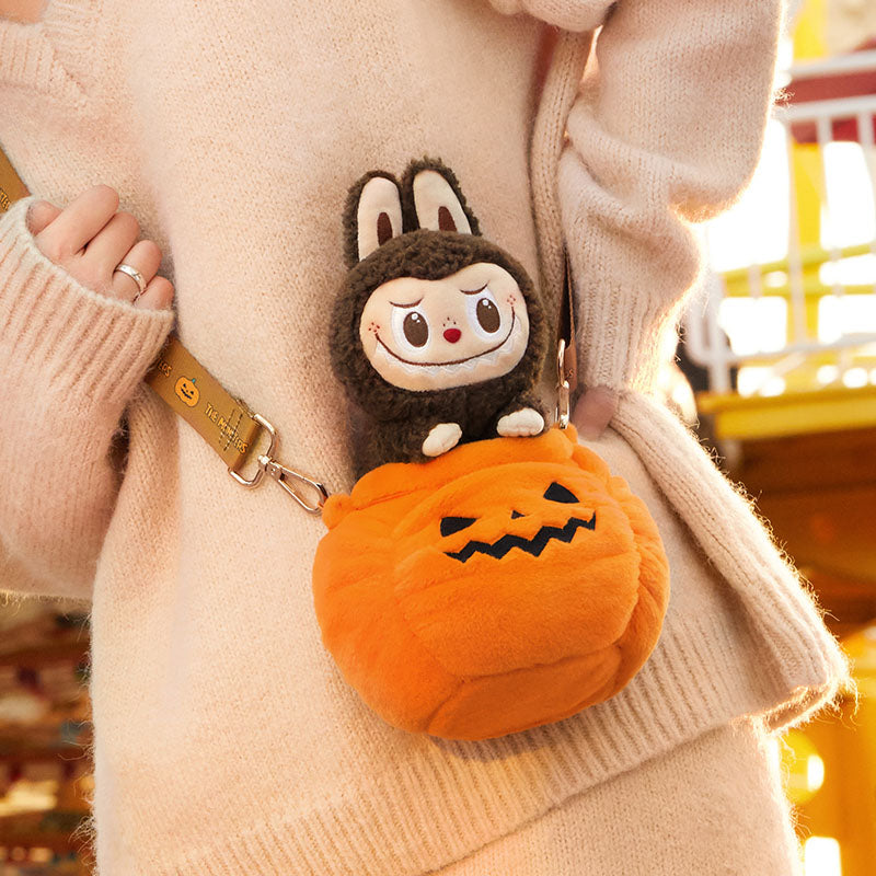 LABUBU Halloween Magic of Pumpkin Series Plush Mini Bag, POP LAND Limited