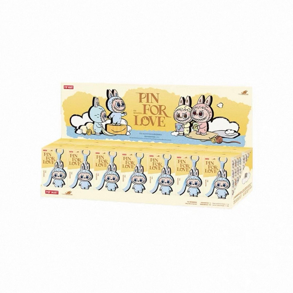 Labubu v4 The Monsters Pin for Love Series-Vinyl Plush Pandent Blind Box