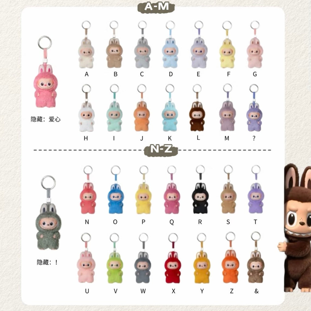 Labubu v4 The Monsters Pin for Love Series-Vinyl Plush Pandent Blind Box