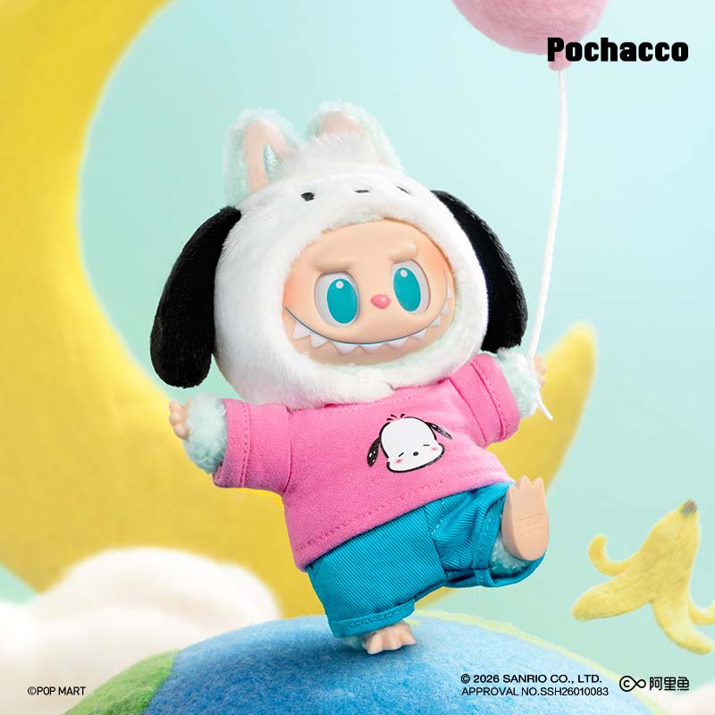 THE MONSTERS x Hello Kitty and Friends Series-Vinyl Plush Pendant Blind Box