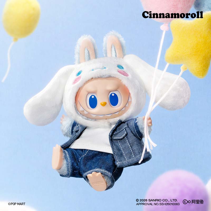 THE MONSTERS x Hello Kitty and Friends Series-Vinyl Plush Pendant Blind Box