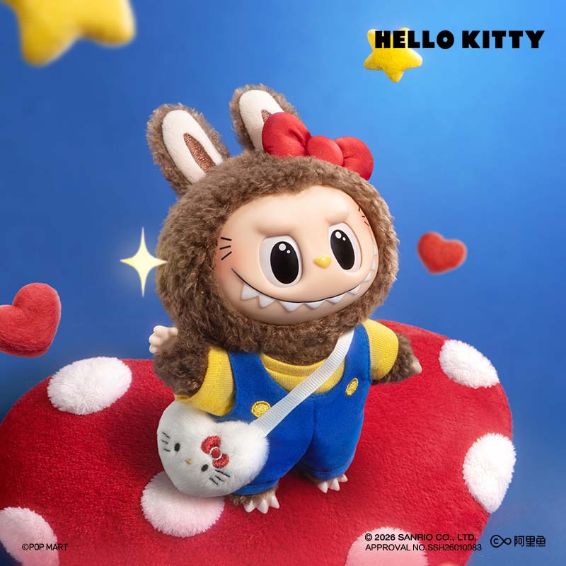 THE MONSTERS x Hello Kitty and Friends Series-Vinyl Plush Pendant Blind Box