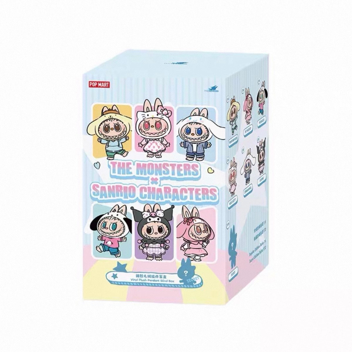 THE MONSTERS x Hello Kitty and Friends Series-Vinyl Plush Pendant Blind Box