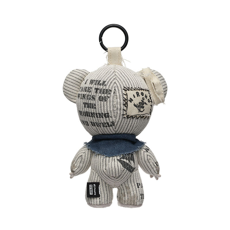POP MART Hirono Freedom Island Series Plush Doll Hanging Card, UK Exclusive