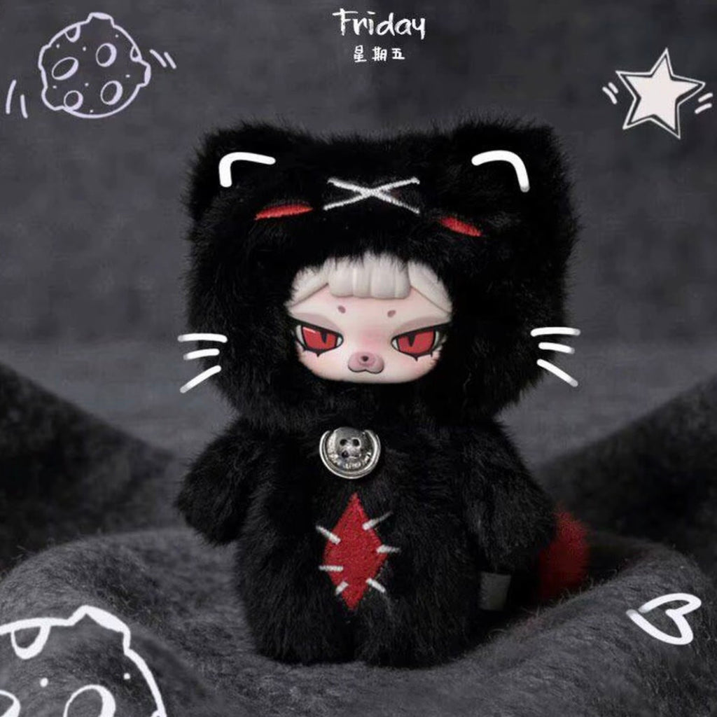 PIKU The Week Series Vinyl Plush Pendant Blind BOX