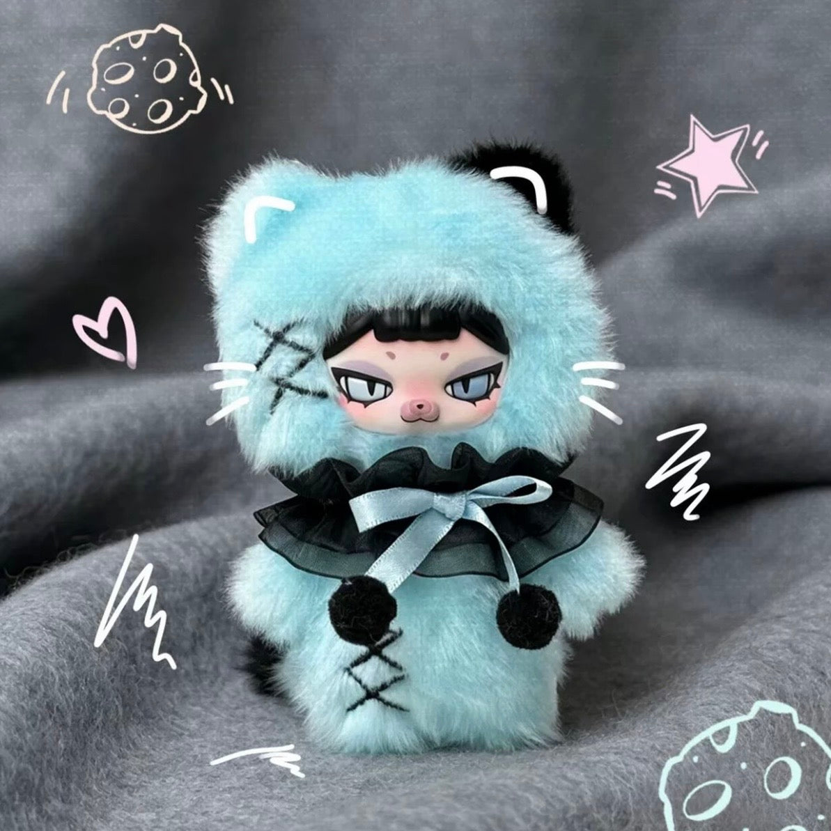 PIKU The Week Series Vinyl Plush Pendant Blind BOX