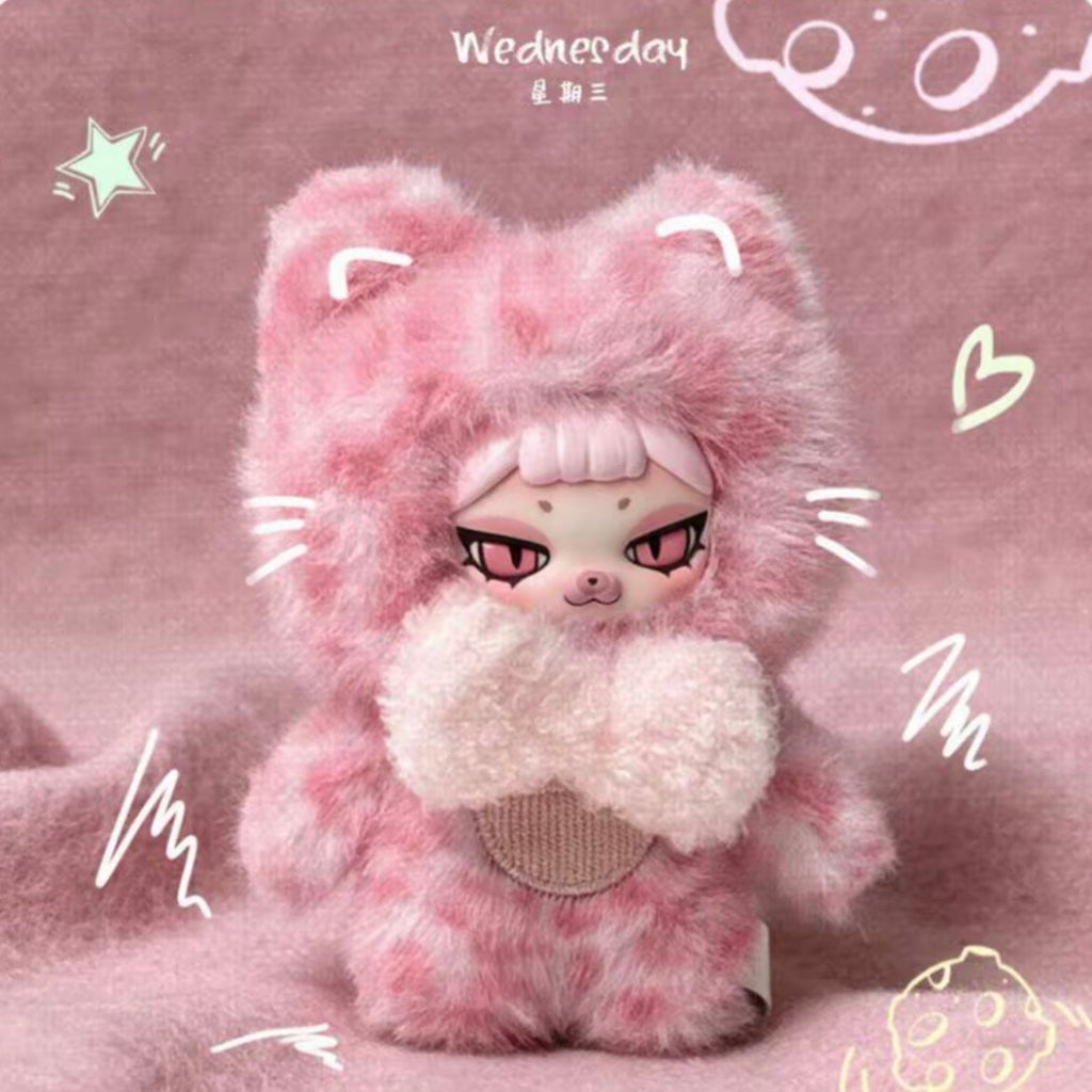 PIKU The Week Series Vinyl Plush Pendant Blind BOX