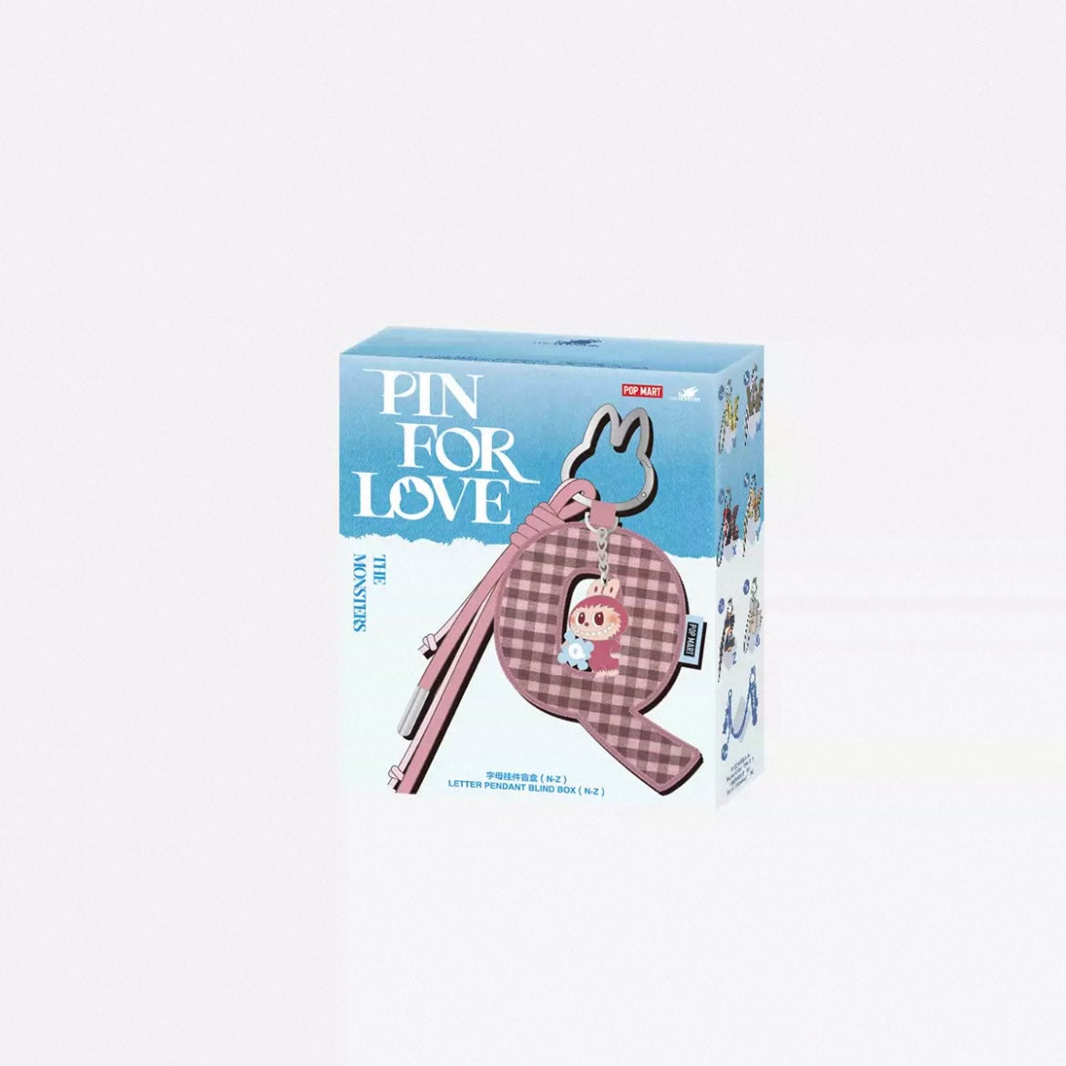 THE MONSTERS Labubu Pin for Love Series- Letter Pendant Blind Box