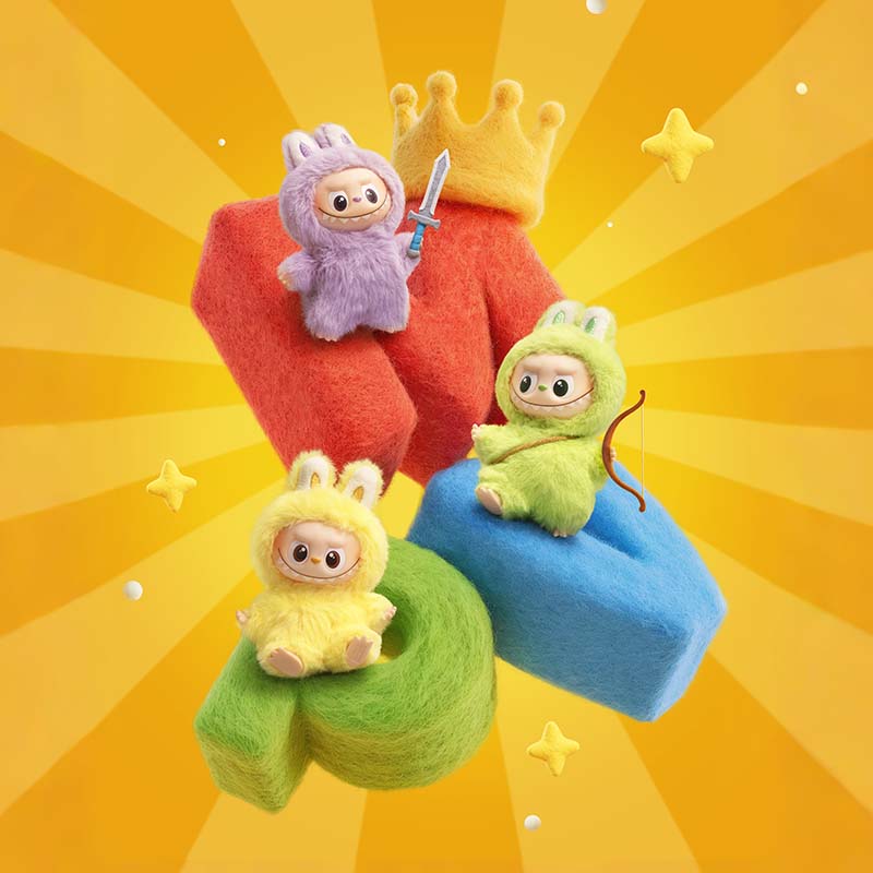 Labubu v4 The Monsters Pin for Love Series-Vinyl Plush Pandent Blind Box