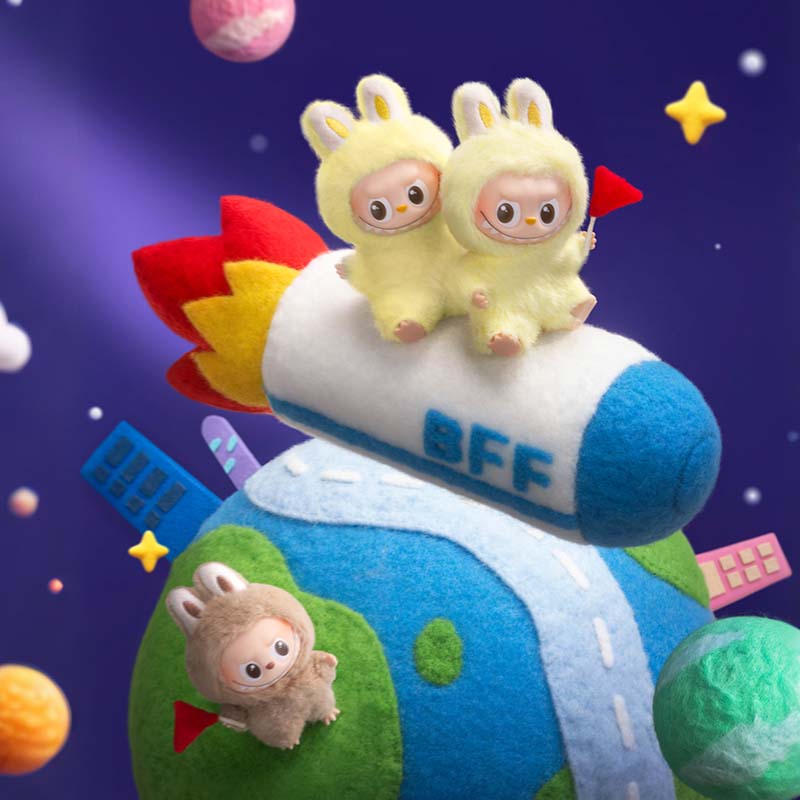 Labubu v4 The Monsters Pin for Love Series-Vinyl Plush Pandent Blind Box