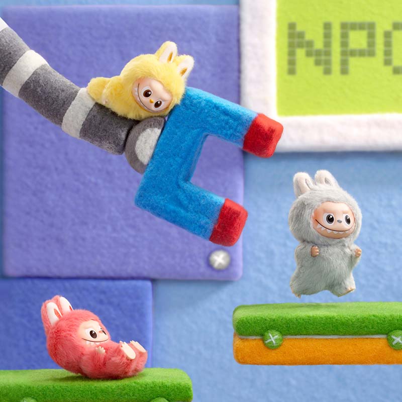 Labubu v4 The Monsters Pin for Love Series-Vinyl Plush Pandent Blind Box